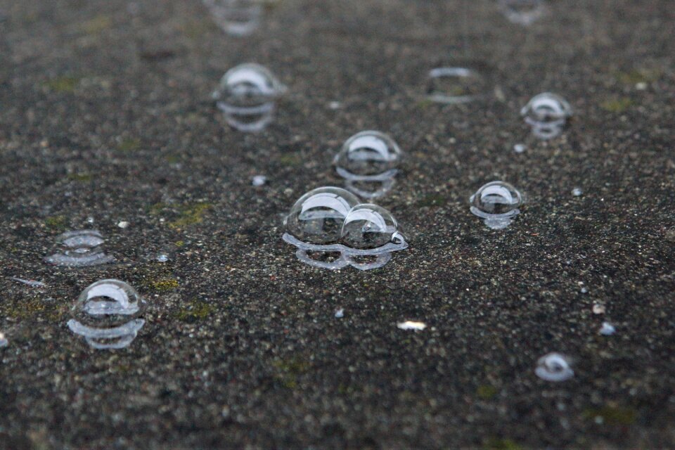 Rain water bubble