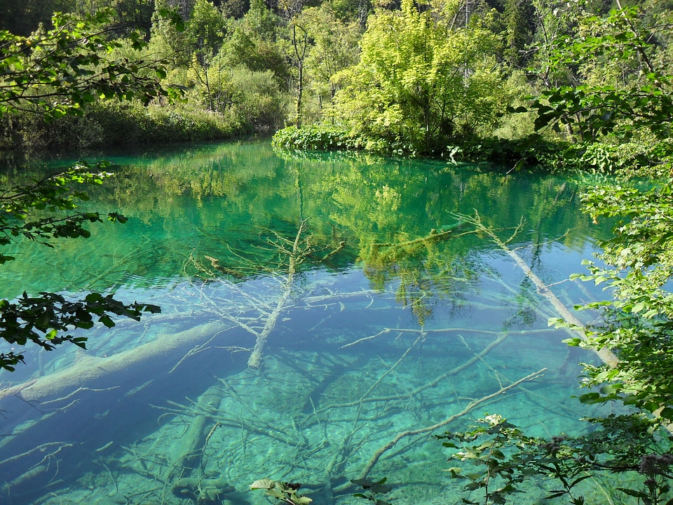 Croatia national park clear water