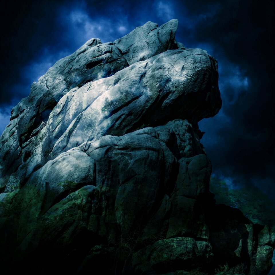 Landscape mountain rocks