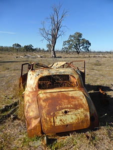 Rusty old damage photo