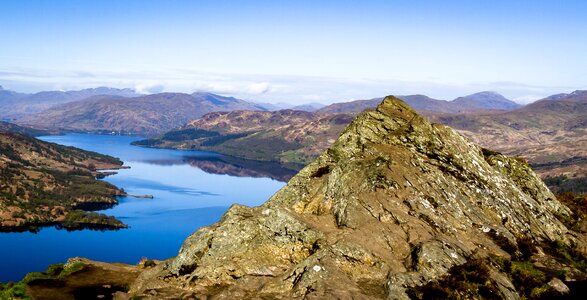 Mountain katrine loch