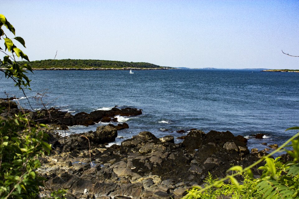 Shoreline shore sailboat