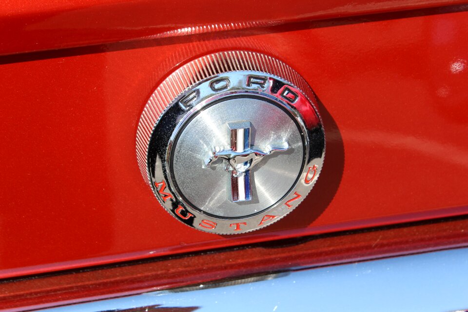 Car red automobile automobile