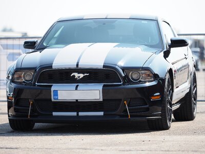 Sports car ford mustang photo