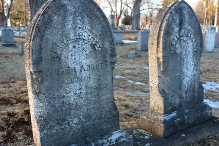 Old stone graveyard