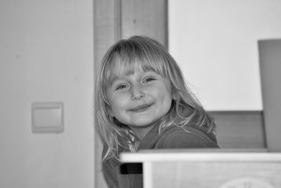 Child girl smile
