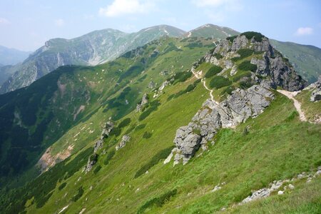 Landscape nature top view