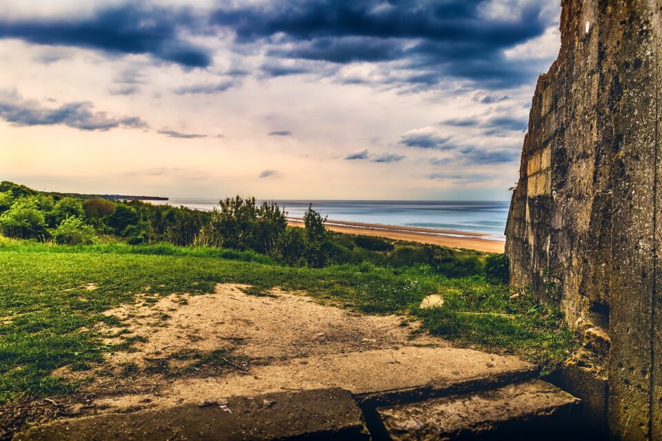 German bunker view