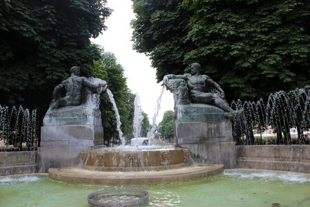 Turin fountain sculpture