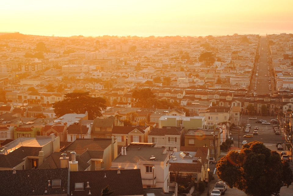 Neighborhood neighbors sunset