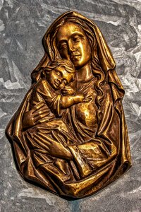 Madonna christianity statue photo
