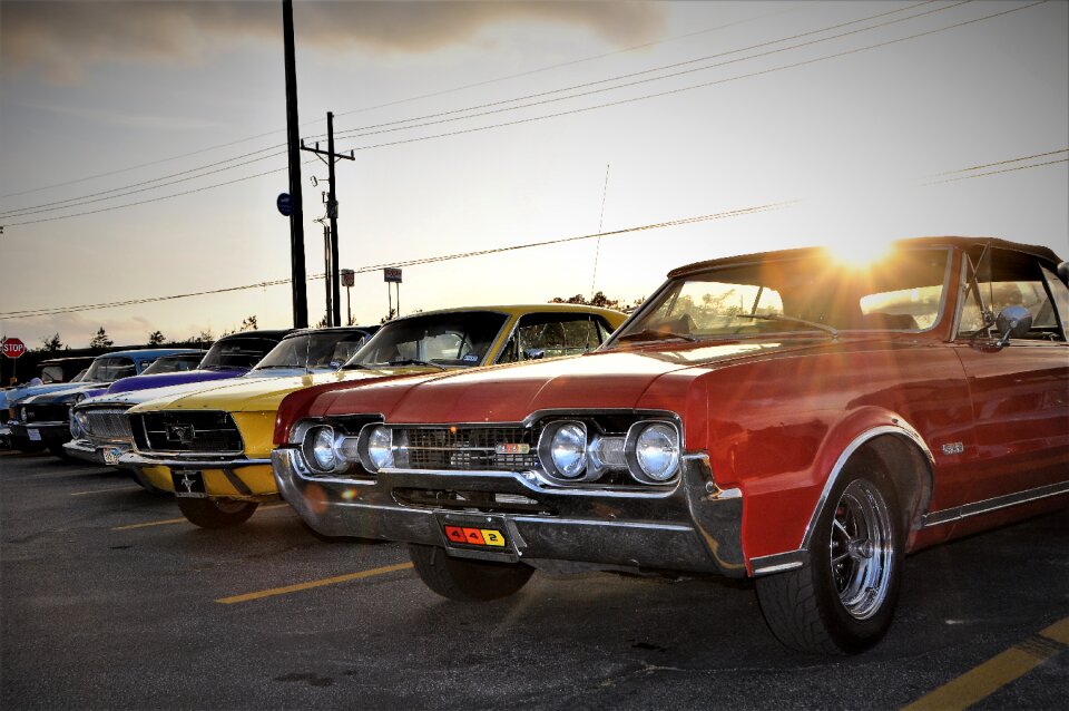 Classic cars sunny car show