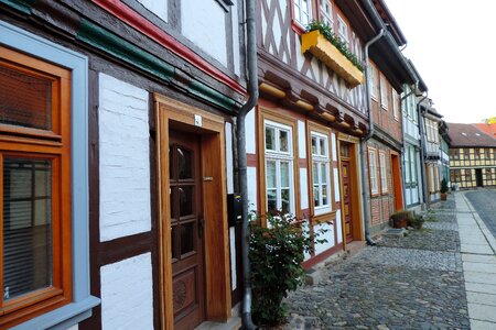 Wernigerode historic center truss photo