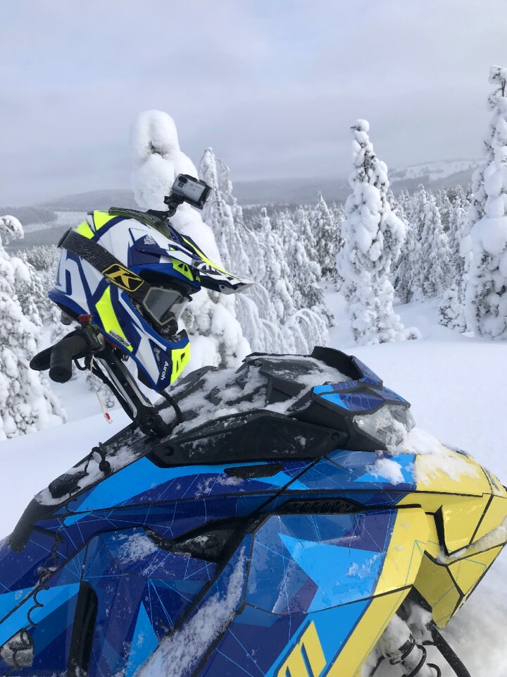 Swedish mountains snow sweden