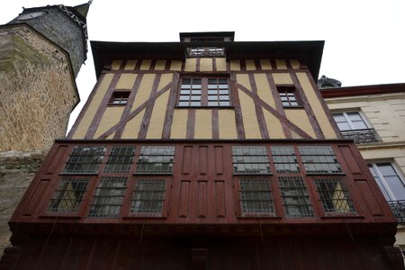 Tourist town architecture old house