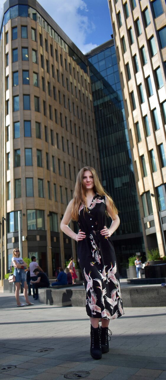 Girl megalopolis dress