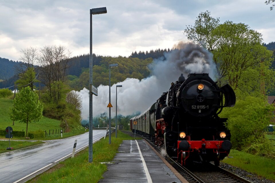Railway locomotive historically