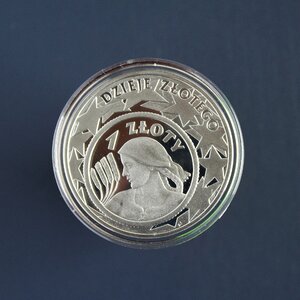 Currency dime golden