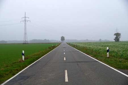 Side street road post drive photo