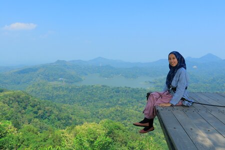 Lake indonesia high photo