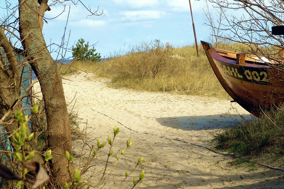 Sand nature path