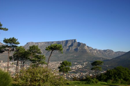 Sky table mountain south africa photo
