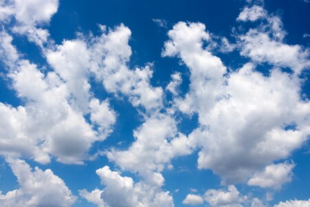 Blue sky background cloudscape cumulus photo