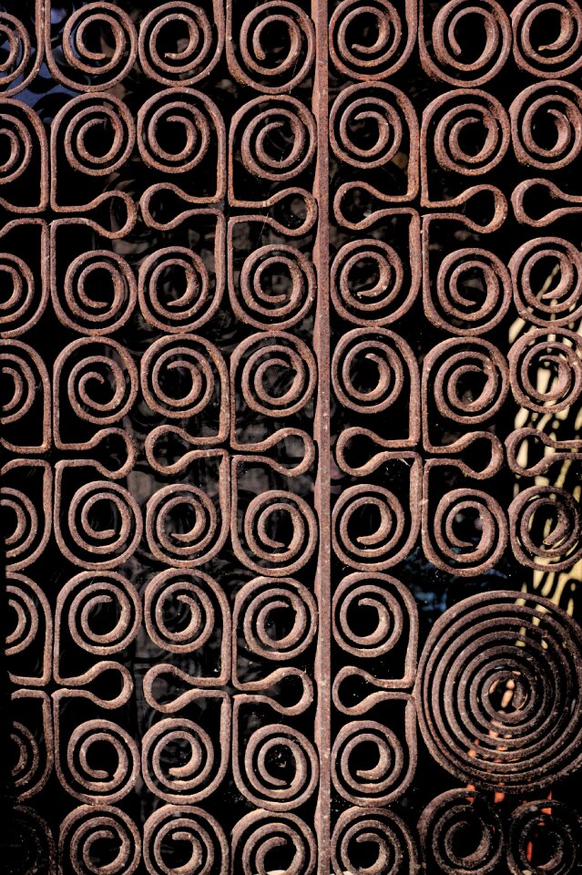 Grid decoration metal