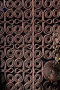 Grid decoration metal