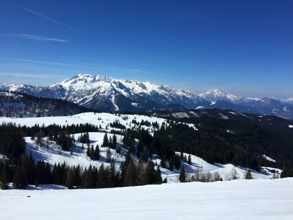 Austria summit snow