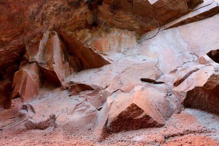 Red rock rock formations landscape photo