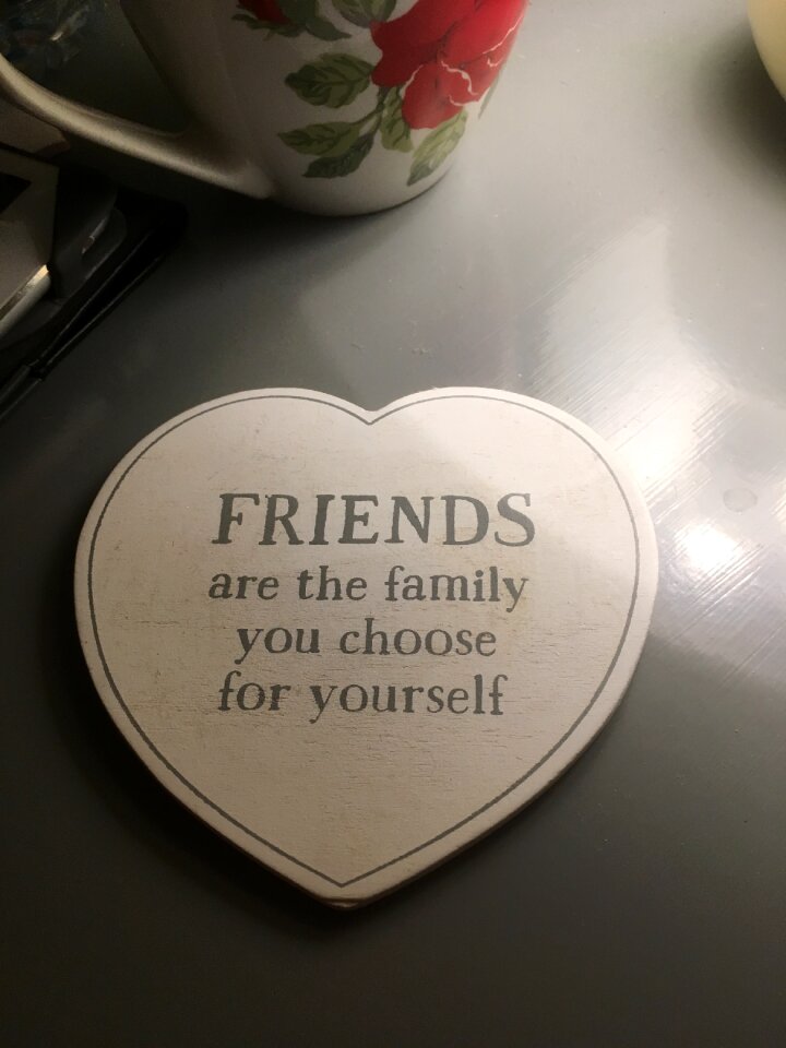Heart brown friendship