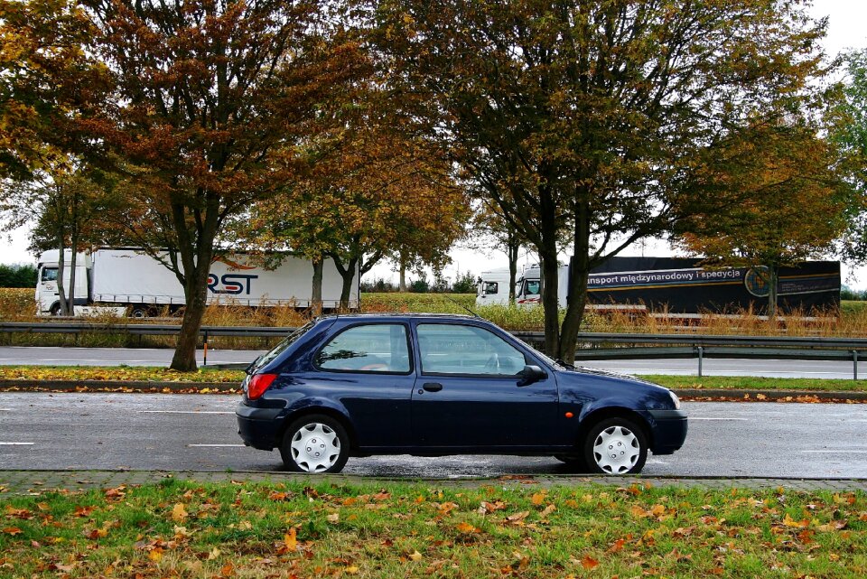 Automotive fiesta blue
