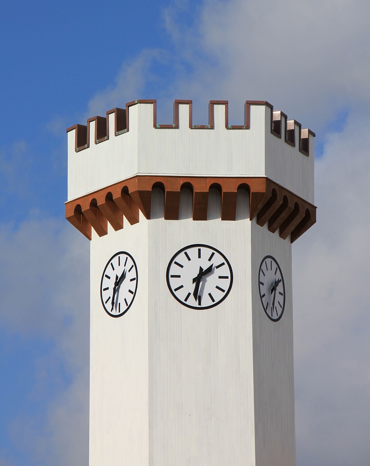Clock watches time