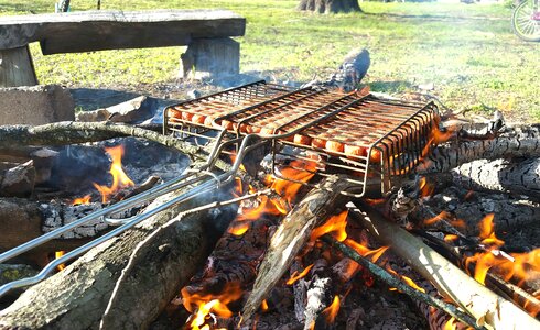 Grill outdoors relax photo