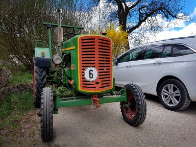 New old tractor agriculture photo