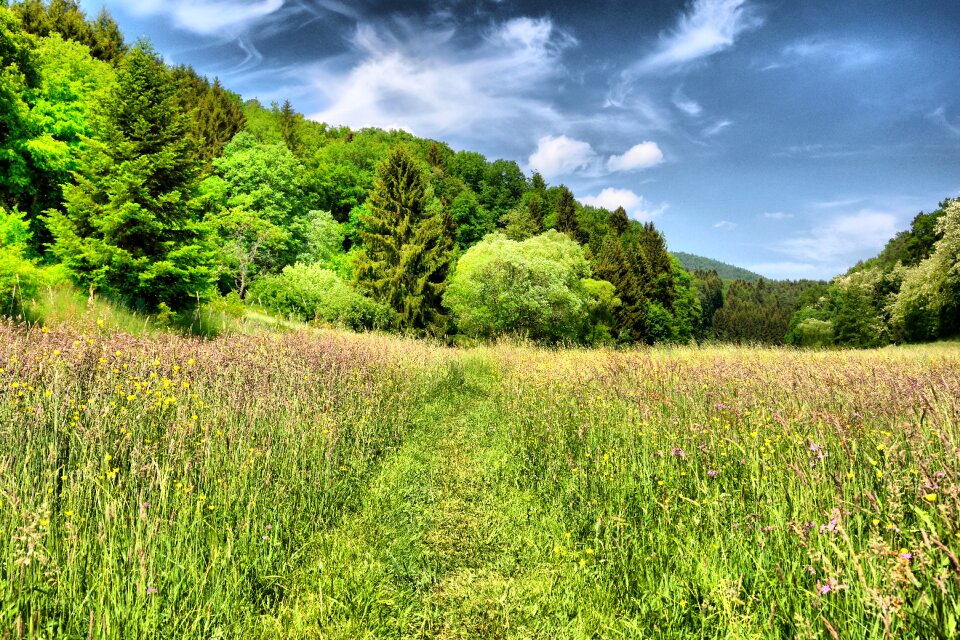 Mood clouds hdr photography
