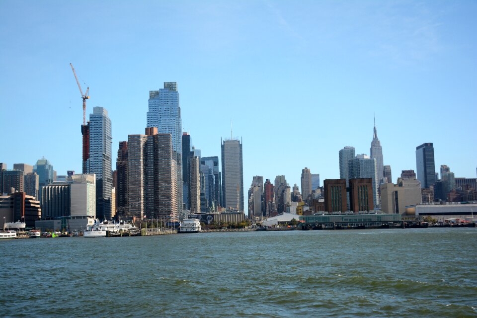 New york city skyline skyscraper downtown photo