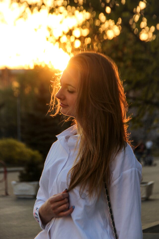 Color tenderness girl