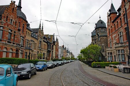 Antwerp district of zurenborg architecture photo