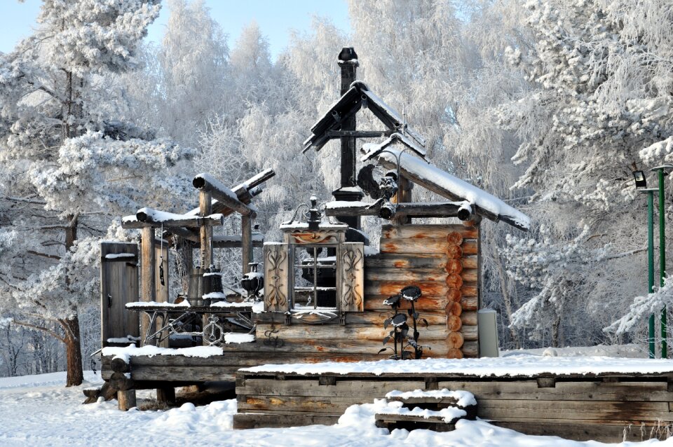 Winter russia frost