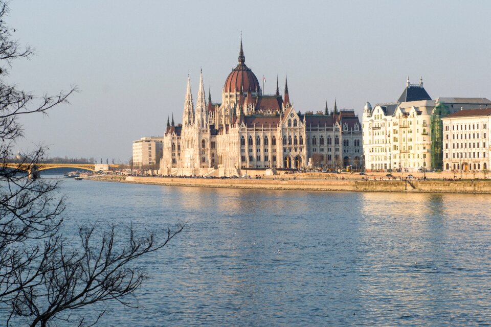 Water danube reflection
