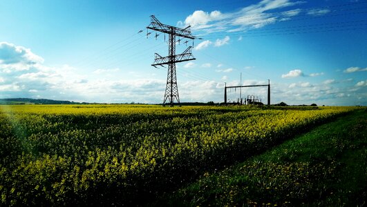 Agriculture sky industry photo