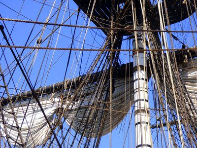 Sailboat frigate old rigs