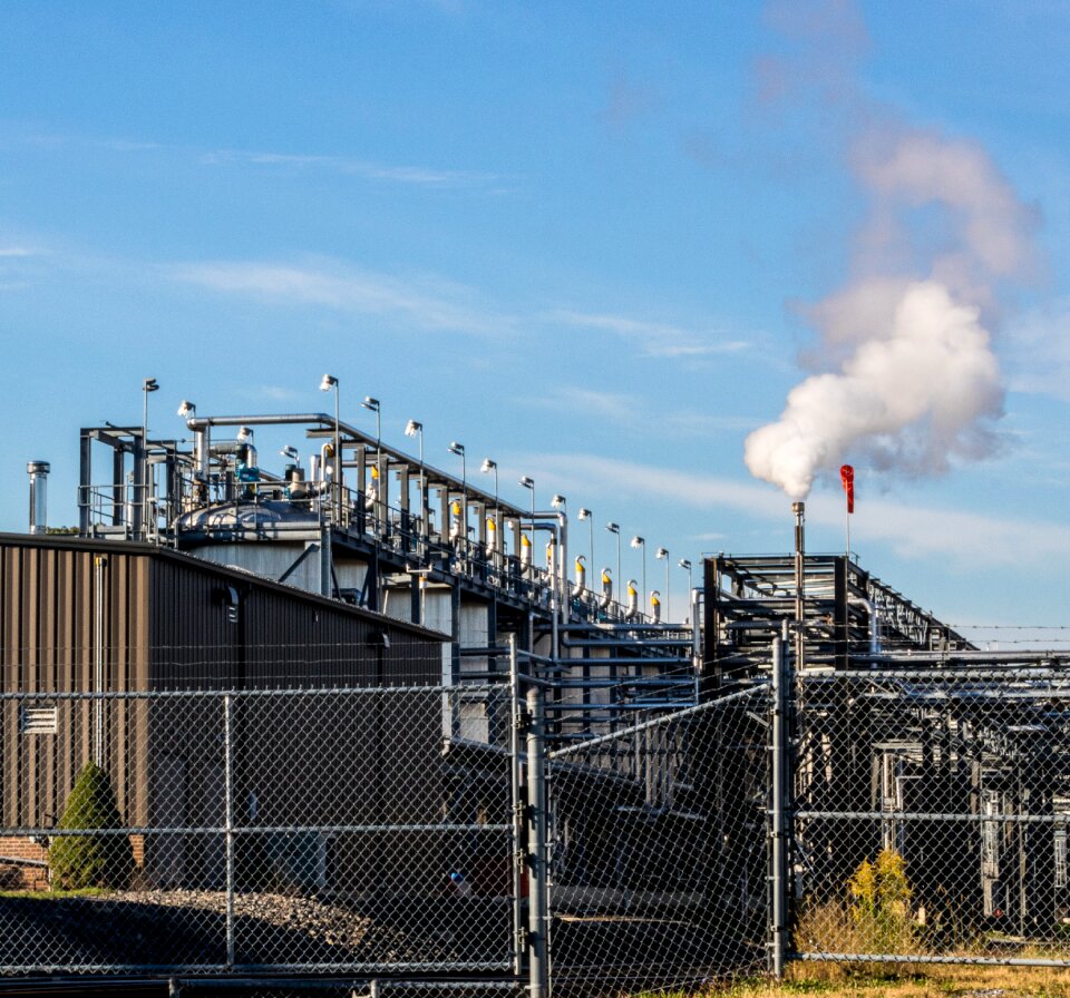 Plant pollution industry
