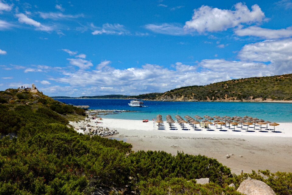 Italy villasimius beach