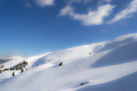 Station ski snow landscape