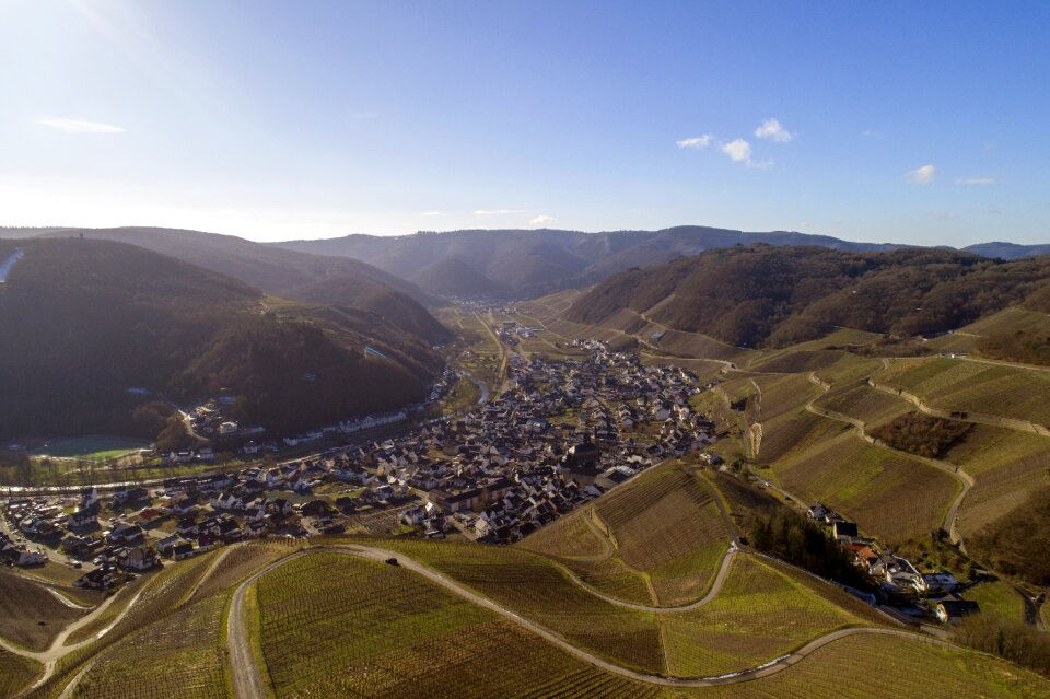 Ahr valley germany red wine hiking trail