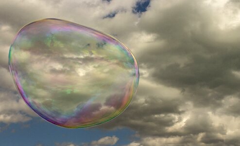 Bubble fly sphere photo