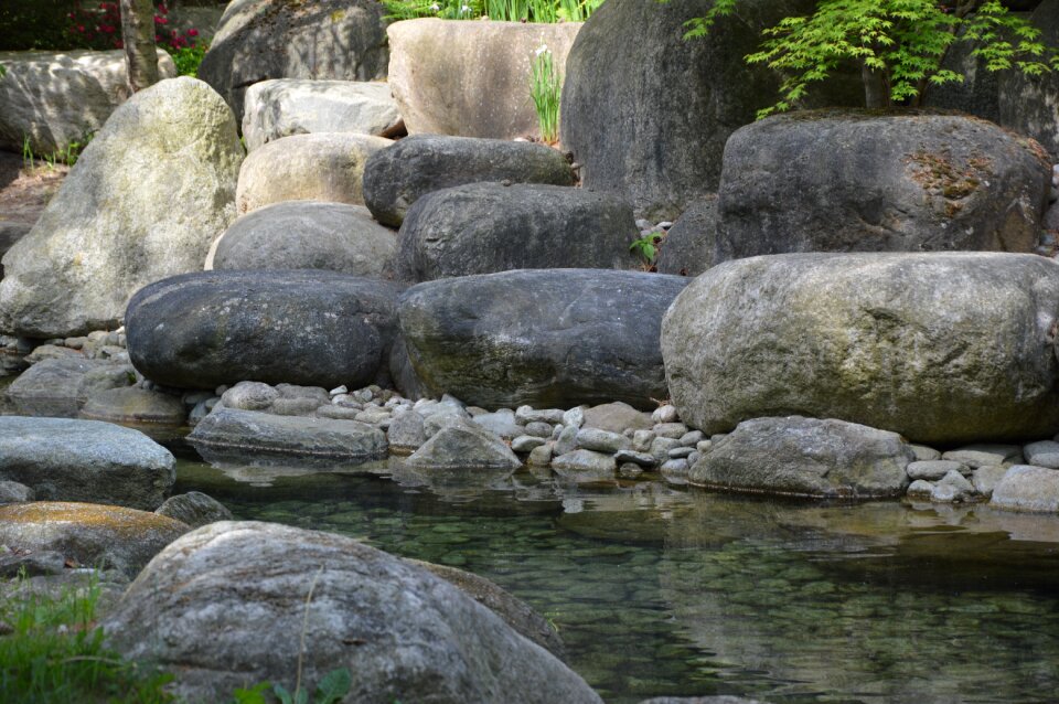 Nature stones river